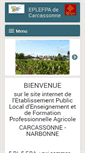 Mobile Screenshot of epl.carcassonne.educagri.fr