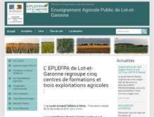 Tablet Screenshot of epl47.educagri.fr