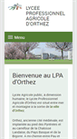 Mobile Screenshot of orthez.educagri.fr