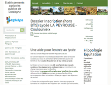 Tablet Screenshot of perigord.educagri.fr