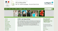 Desktop Screenshot of marmilhat.educagri.fr
