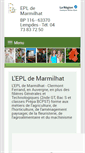 Mobile Screenshot of marmilhat.educagri.fr