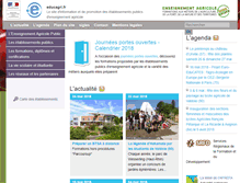 Tablet Screenshot of educagri.fr