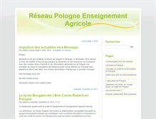 Tablet Screenshot of pologne.educagri.fr