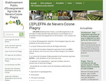 Tablet Screenshot of epleanevers.educagri.fr