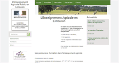 Desktop Screenshot of limousin.educagri.fr
