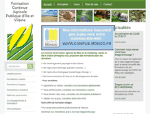 Tablet Screenshot of formation-continue.theodore-monod.educagri.fr