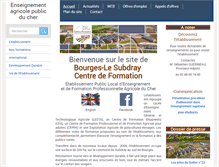 Tablet Screenshot of bourges.educagri.fr